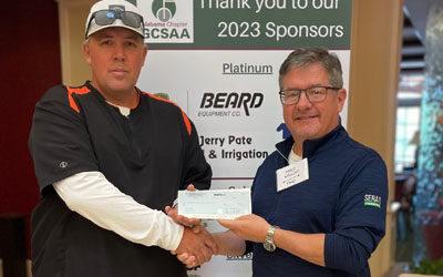 FMC PRESENTS A CHECK TO THE ALABAMA GCSA CHAPTER