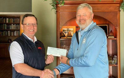 FMC PRESENTS A CHECK TO THE CAROLINAS GCSA CHAPTER