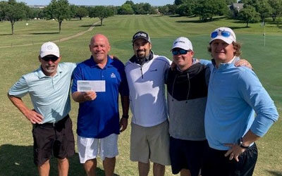 FMC PRESENTED A CHECK TO CENTRAL TEXAS GCSA CHAPTER